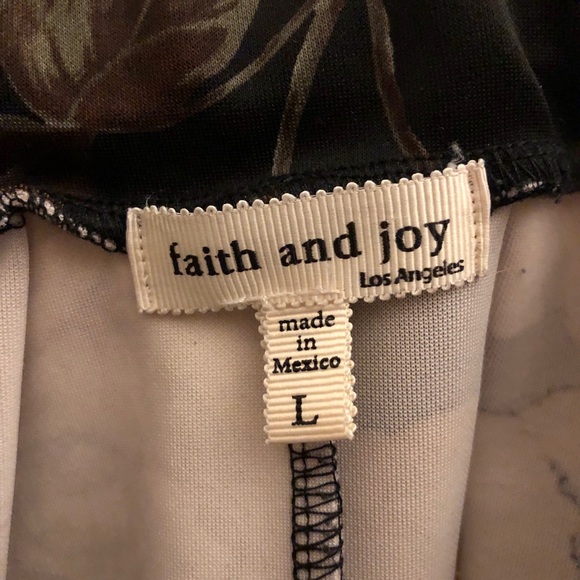 Faith and Joy floral skirt - size large - Picture 2 of 2
